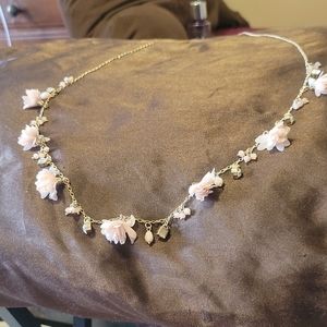 Pink mixed necklace